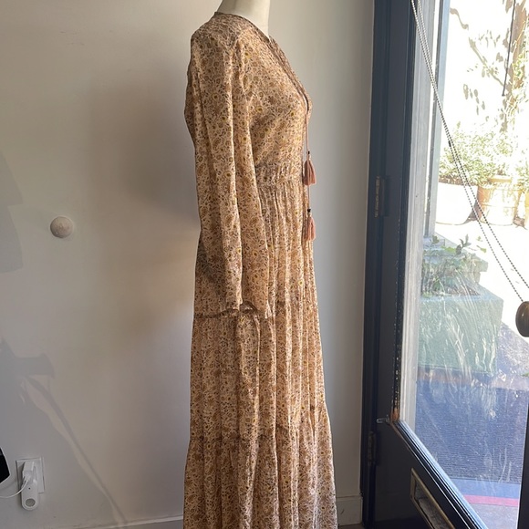 Doen Maxi Ruffle Floral Print Dress - Picture 3 of 9